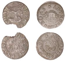 17th Century Tokens, LONDON, Postern Gate [Great Tower Hill], R.E.D. at the blv bore, Farthi...