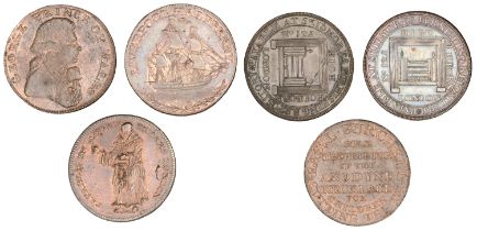 18th Century Tokens, LANCASHIRE, Liverpool, Thomas Clarke, Halfpenny, 1791, 12.73g/6h (DH 68...