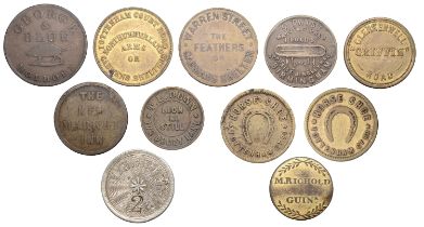 Borough of Camden: Bloomsbury, Hope, J[ohn] Hill, brass Threepence by Twist (H 151, descript...