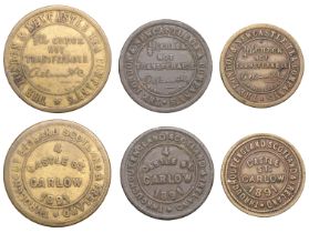 Miscellaneous Tokens and Checks, Co CARLOW, Carlow, London & Newcastle Tea Co, 1891, brass Q...
