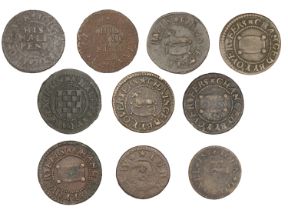 17th Century Tokens, LEICESTERSHIRE, Leicester, John Goodall, Farthing, 1666, 0.89g/3h (N 28...