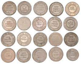 WARWICKSHIRE, Birmingham, Rose Copper Co, Pennies (8), 1811 (6), 29.10g/6h (W 243), 26.38g/6...