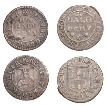 17th Century Tokens, BERKSHIRE, Abingdon, Robert Blackaller, Halfpenny, 2.21g/12h (N 54; BW....