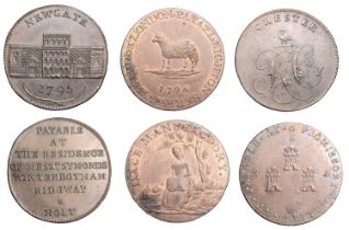 18th Century Tokens, BEDFORDSHIRE, Leighton Buzzard, Chambers, Langston, Hall & Co, Halfpenn...