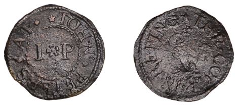 Reading, John Peters, Farthing, 1.21g/12h (N 197; BW. 103). Crimped, otherwise fine, dark pa...