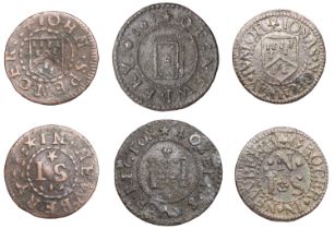 Newbury, Jonas Noraway Jr, Farthing, 1.24g/6h (N 126; BW. 60); Joseph Sayer, Farthing, 1.59g...