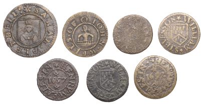 Abingdon, Henry Meales, Farthings, 1657 (3), 0.68g/6h (N 58; BW. 7), 0.58g/12h (N 59; BW. 7)...