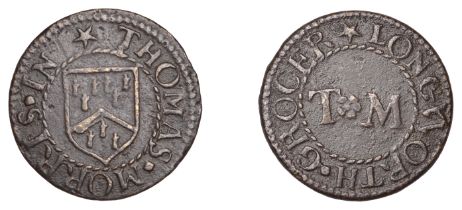 Longworth, Thomas Morris, Farthing, 1.47g/12h (N 95; BW. 45). About very fine; the only issu...