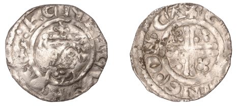 Richard I (1189-1199), Penny, class IVa, Canterbury, Goldwine, goldwine Â· on Â· ca, 1.24g/1h...