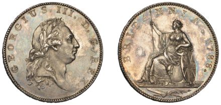 George III (1760-1820), Pre-1816 issues, 1788 (late Soho), pattern in silver-plated copper,...
