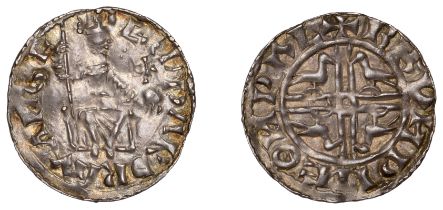 Edward the Confessor (1042-1066), Penny, Sovereign/Eagles type, Wallingford, Brunwine, brvnp...