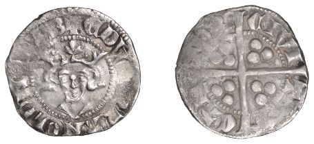 Edward II (1307-1327), Penny, class 12a, Canterbury, wedge-shaped petals and tiny pellet orn...