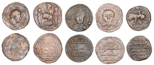 Artuqid of Hisn Kayfa and Amid, Qutb al-din Sukman II, Ã† Dirham, no mint, 594h (SS 14; A 182...
