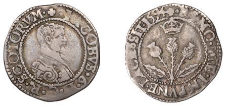 James VI (1567-1625), Seventh coinage, Thirty Pence, 1594, mm. quatrefoil, 1.50g/10h (SCBI 3...