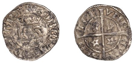 Robert the Bruce (1306-1329), Sterling, colon stops, 1.33g/8h (SCBI 35, 318-20; B 1, fig. 22...