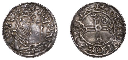 Edward the Confessor (1042-1066), Penny, Pointed Helmet type, York, Ioli, iol'e on eoferpicc...