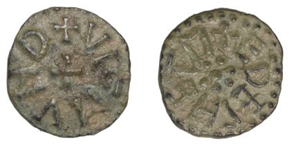 Archbishops of York, Wigmund (837-49), Styca, Ã†thelhelm, wigmvnd around cross, rev. edeÎ³heÎ³m...