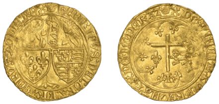 Henry VI, Salut d'or, Paris, mm. crown, ave inscribed downwards, 3.45g/11h (W 385A; E 264a;...