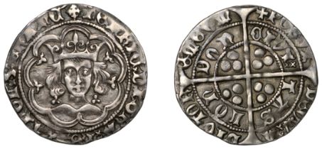 Henry VI (First reign, 1422-1461), Trefoil issue, Groat, class A, London, mm. cross IIIb/V,...