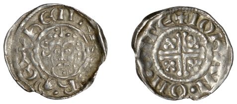 John (1199-1216), Penny, class Vc, Ipswich, Iohan, iohan on gipe, 1.46g/11h (SCBI Mass 1713;...