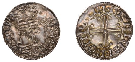 Edward the Confessor (1042-1066), Penny, Hammer Cross type, Wallingford, Beorhtmaer, brihtmÃ¦...