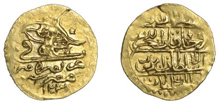 Selim III, Half-Zeri Mahbub, Misr 1203h, ba, 1.25g/12h (Lec. 20; KM 151; ICV 3446). Peripher...