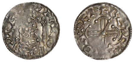 Edward the Confessor (1042-1066), Penny, Hammer Cross type, Thetford, Blachere, blacere on d...