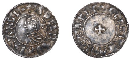 Ã†thelred II (978-1016), Penny, Last Small Cross type, Norwich, Aelfric, aelfric on nordpic,...