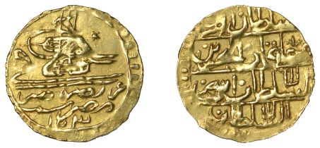 Selim III, Half-Zeri Mahbub, Misr 1203h, sad, 1.29g/12h (OC 28-029; ICV 3446). Good very fin...