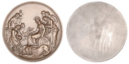 International Exhibition, South Kensington, 1862, Prize Medal, a uniface electrotype of the...
