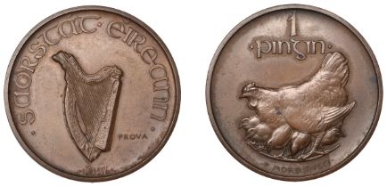 Free State (1921-1937), Pattern Penny, 1927, by P. Morbiducci, in copper, edge plain, 8.59g/...