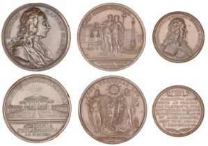 BERN, Jean de Sacconay, 1729, a copper medal by J. Dassier, 41mm (Eisler 226); GENEVA, Conco...