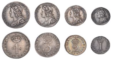 George II (1727-1760), Maundy set, 1729 (ESC 1765; S 3716) [4]. Good very fine with matching...
