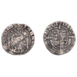 Henry VII (1485-1509), Penny, Sovereign type, York, Abp Rotherham, no mm., two pillars to th...