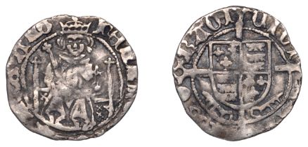 Henry VII (1485-1509), Penny, Sovereign type, York, Abp Rotherham, no mm., two pillars to th...