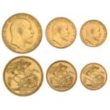 Edward VII, Proof Two Pounds, Sovereign and Half-Sovereign, all 1902 (S 3968, 3969, 3974A) [...
