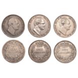 William IV, Shillings (3), 1834, 1836, 1837 (S 3835) [3]. Fine to good very fine, first two...
