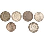 Charles II, Crown, 1662, first bust, edge undated (ESC 347; S 3353); together with other Cro...