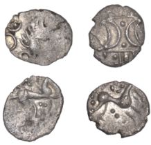 ICENI, Uninscribed issues, Units (2), Boar/Horse type, boar right, pellets below, rev. horse...