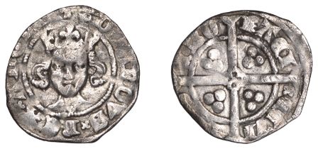 Edward III (1327-1377), Post-Treaty period, Penny, York, Abp Thoresby or Abp Neville, annule...