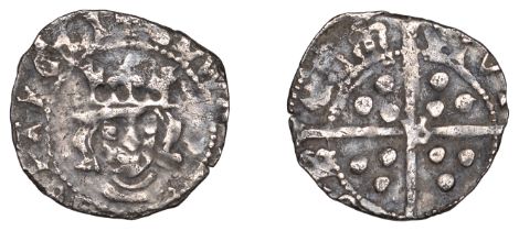 Edward IV (First reign, 1461-1470), Light coinage, Penny, Durham, Bp Booth, mm. cross (?), n...