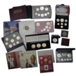 George VI to Elizabeth II, Proof Sets (2), Crowns (3), 1937, 1951, 1980; together other Worl...