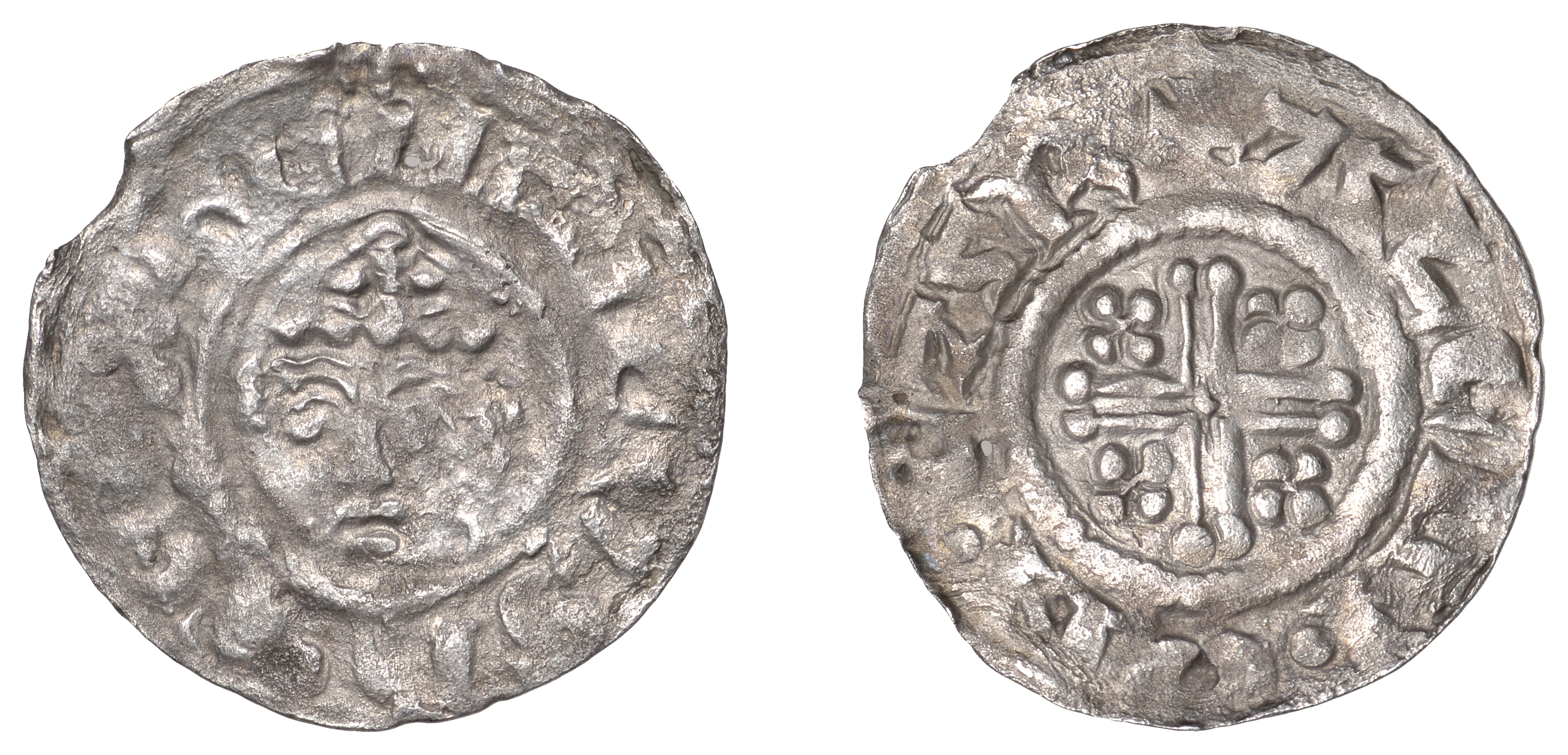 Richard I (1189-1199), Penny, class Ic/III mule, Carlisle, Alain, alein on car, 0.87g/3h (SC...