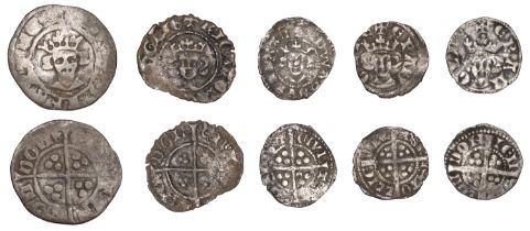 Edward I, Farthing, class 3de, Bristol, 0.33g/6h (S 1452); other Edward I Farthings (2), bot...