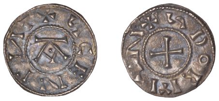 Danelaw, EAST ANGLIA, St Edmund Memorial coinage, Penny, DÃ¦gmund(?), sc eanÎ³nt, large A, rev...