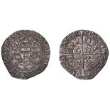 Edward IV (First reign, 1461-1470), Heavy coinage, Groat, London, class IIIe, mm. rose (larg...