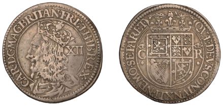 Charles I (1625-1649), Third coinage, Intermediate issue, Twelve Shillings, mm. thistle, 5.7...