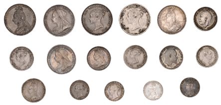 Victoria, Threepence, 1888 (S 3931); together with other minor silver and Maundy oddments (1...