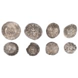 James I, Second coinage, Halfgroat, mm. coronet (?), 0.95g/5h (N 2104; S 2659); together wit...