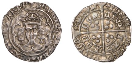 Henry VI (First reign, 1422-1461), Trefoil issue, Class A/C mule (?), Groat, London, mm. cro...